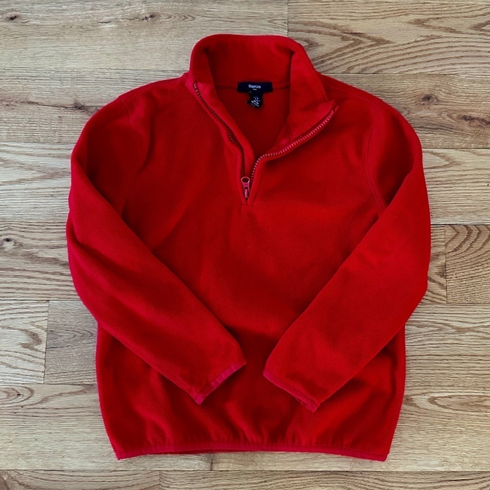 GAP Kids Fleeze Half-Zip Shirt Jacket Sweater in Size S